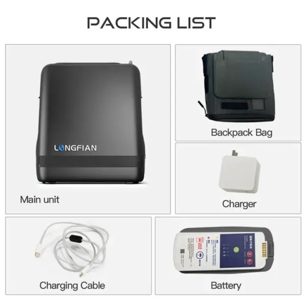 Longfian JAY-1A Portable Battery Oxygen Concentrator Price in Dhaka Bangladesh - Image 4