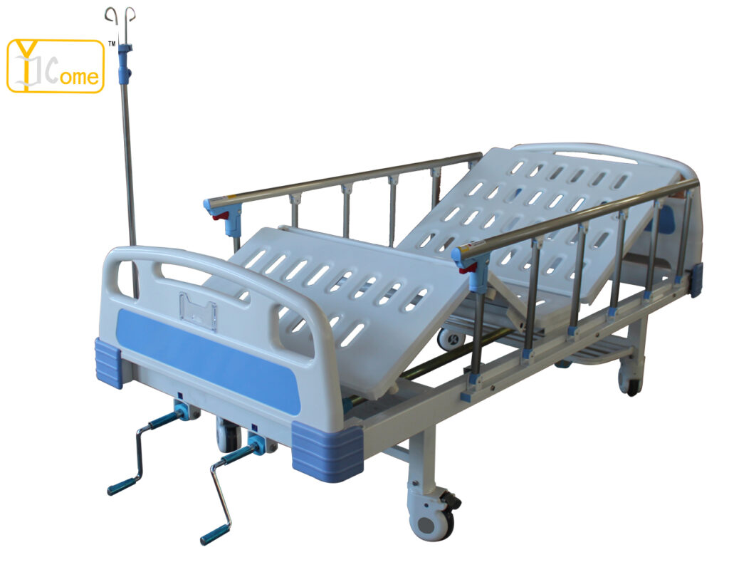 Yinkang YKB003-7 Best Selling high quality 2 Crank Manual Hospital Patient BedHome Care Bed bd